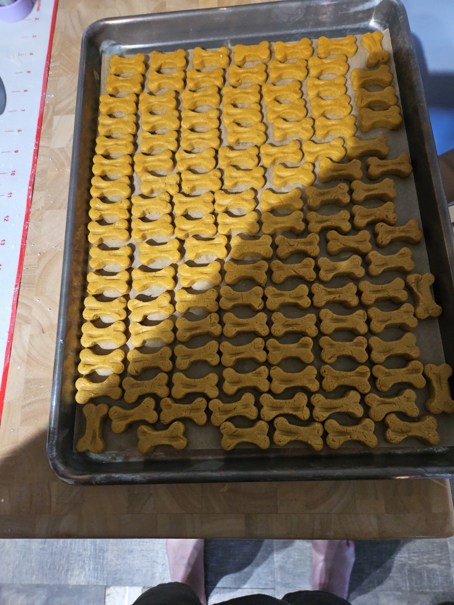 Pumpkin + Peanut Butter Recipe Treats for X-Small to Small Dogs