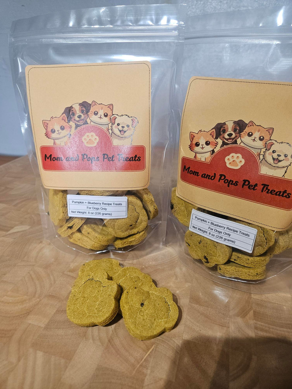 Pumpkin + Blueberry Recipe X-small to Small Dog Treats