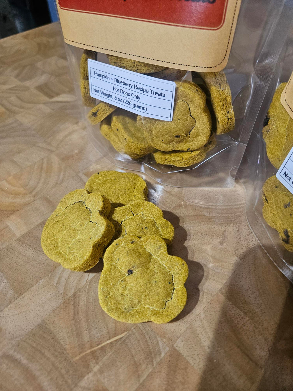Pumpkin + Blueberry Recipe X-small to Small Dog Treats